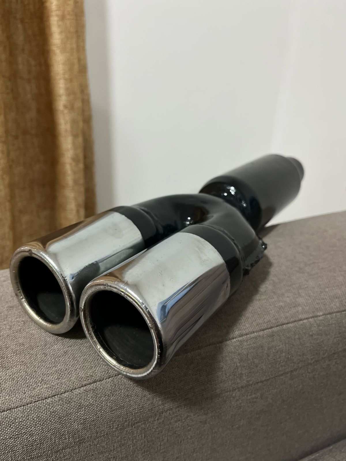 Abafador Esportivo JK Ponteira Dupla universal Cromada