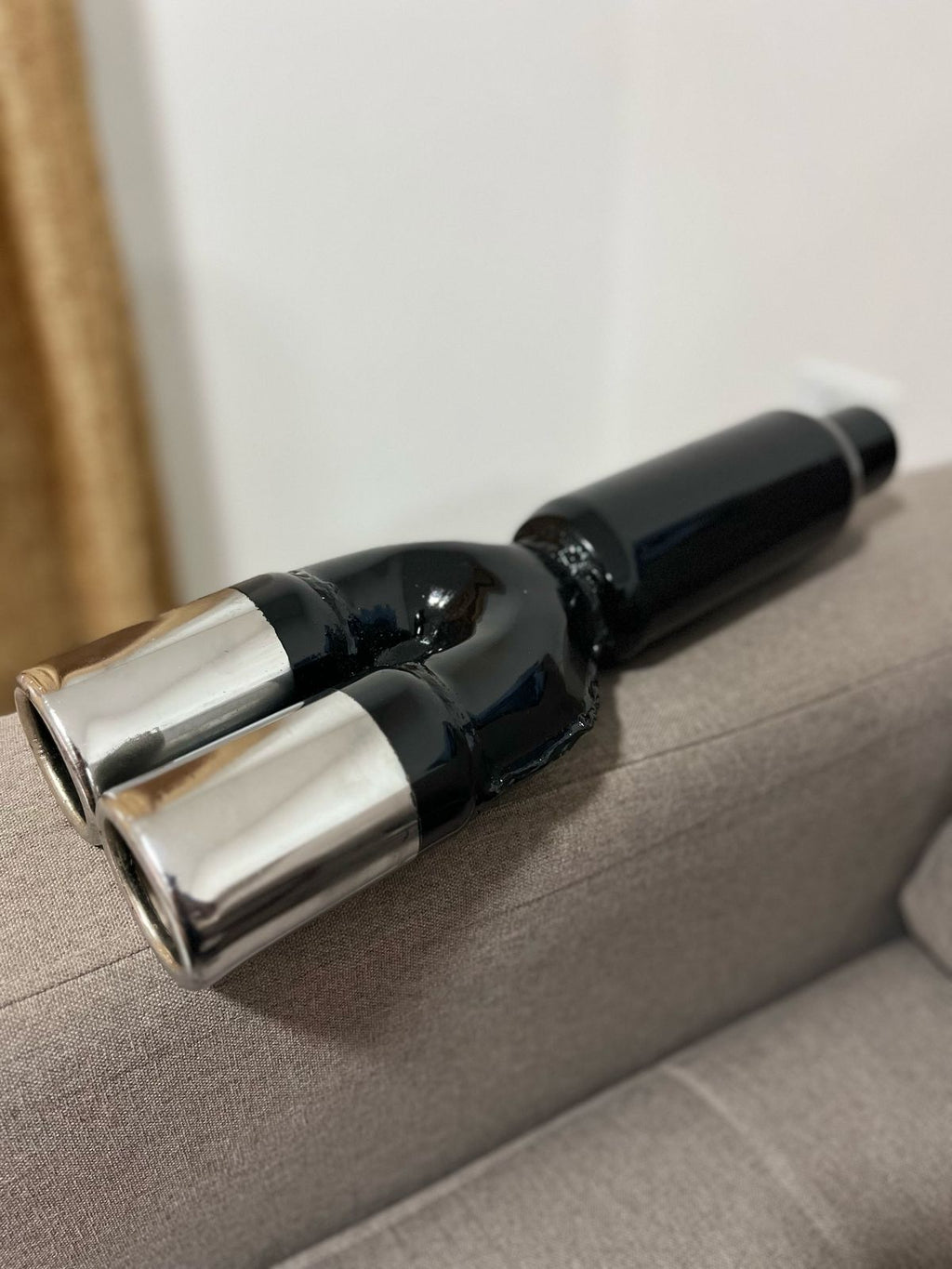 Abafador Esportivo JK Ponteira Dupla universal Cromada