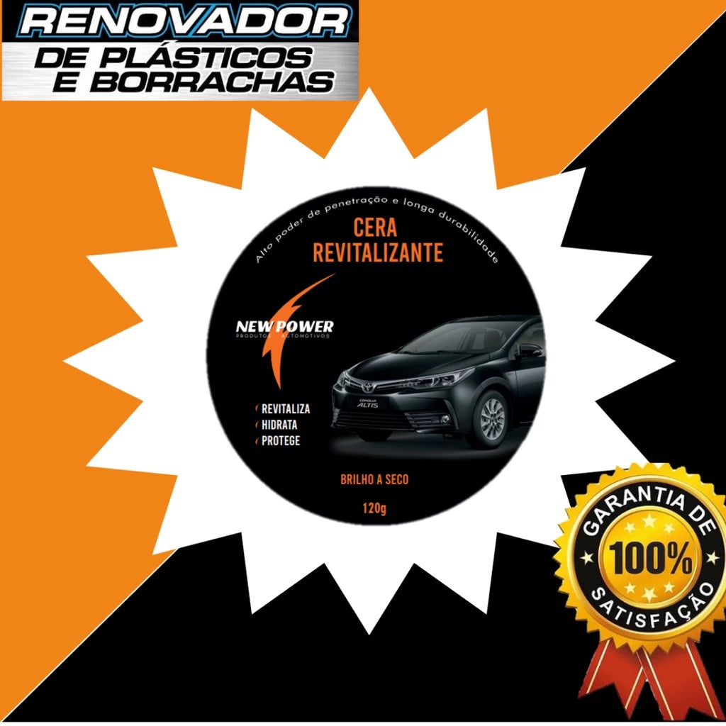 Revitalizadora de Plástico New Power Oficial Cera