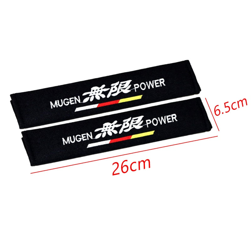 Capa Protetora P Cinto De Segurança Mugen Power (2 PÇS)