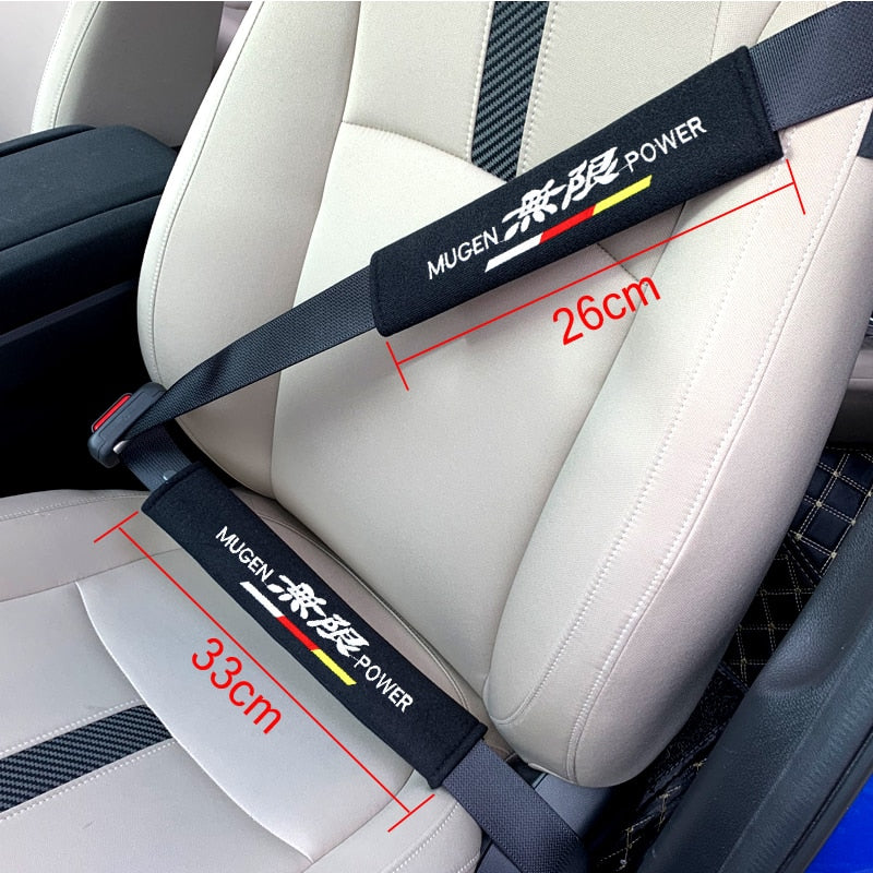 Capa Protetora P Cinto De Segurança Mugen Power (2 PÇS)