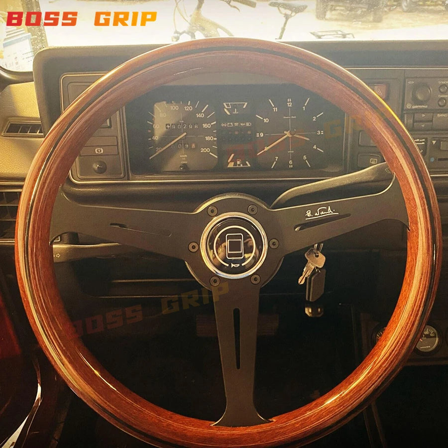 Volante NARDI Torino Madeira & Preto Fosco