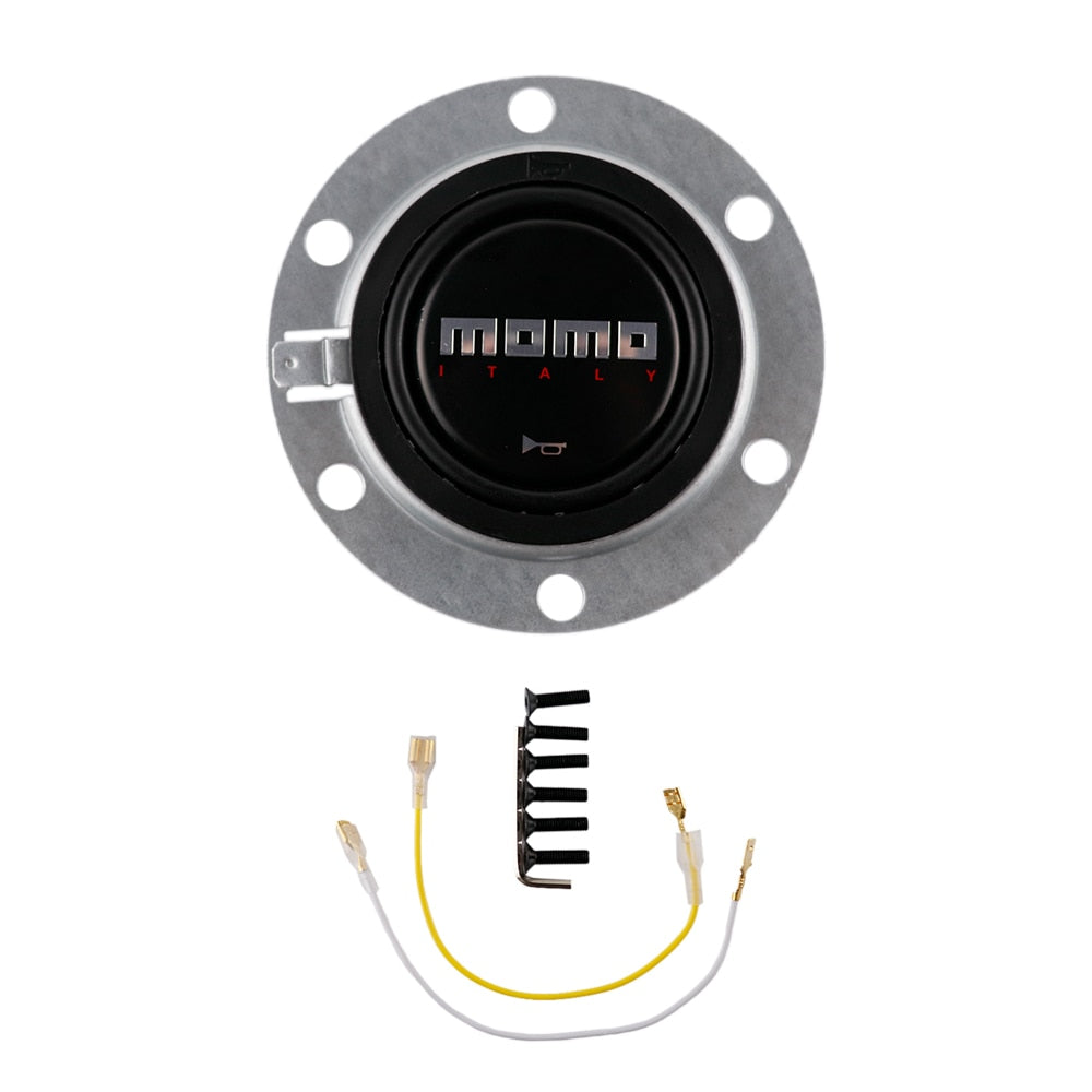 Volante Montecarlo Preto / Amarelo / Vermelho - Universal