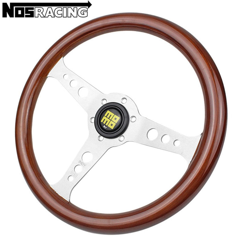 Volante MOMO Rev. Madeira Black & Silver / Universo