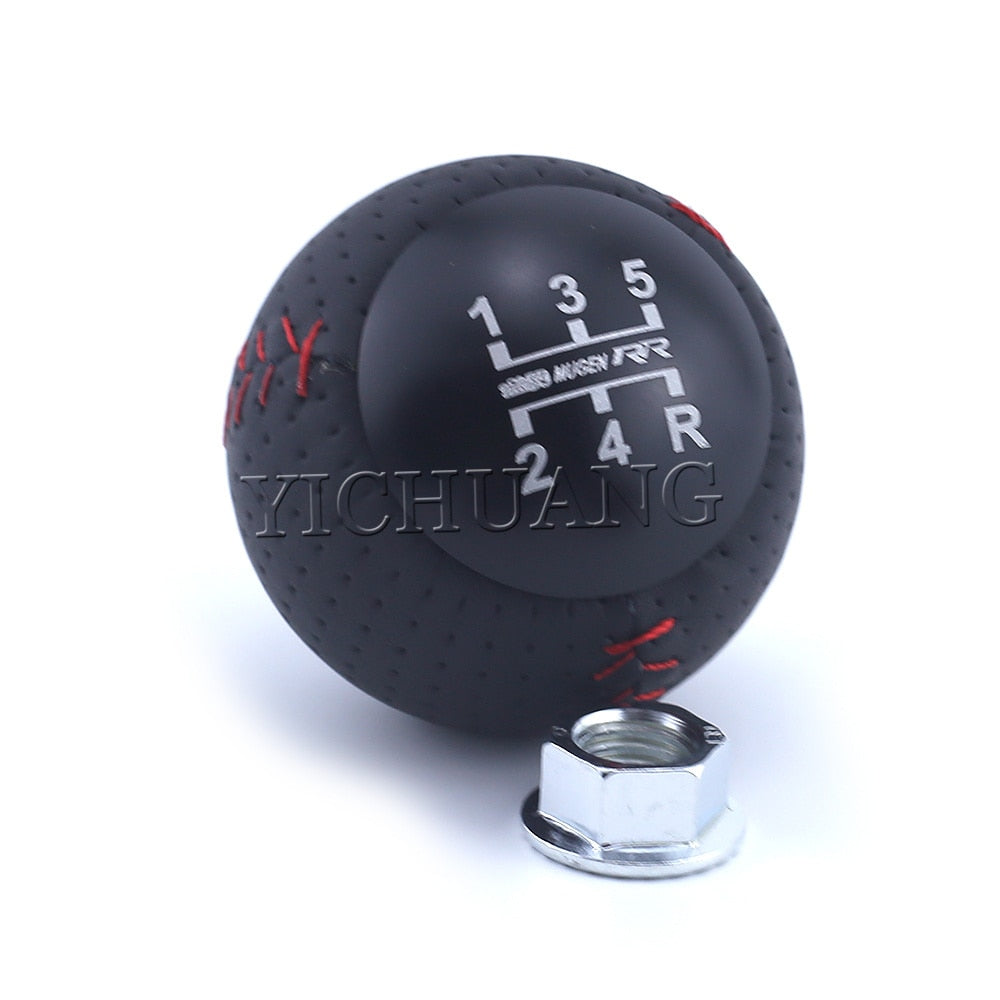 Manopla de Câmbio Mugen RR Couro - Universal