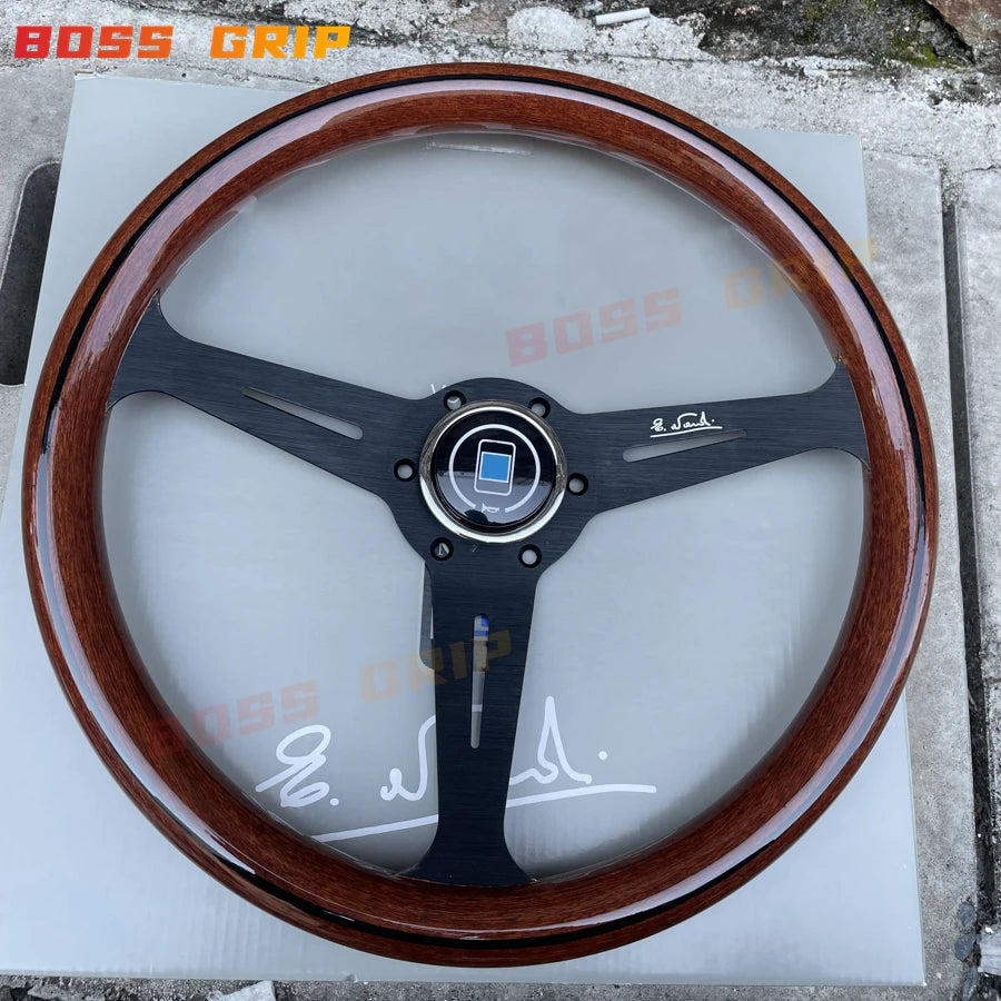 Volante NARDI Torino Madeira & Preto Fosco