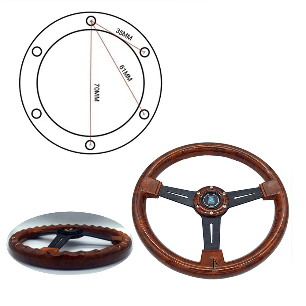 Volante NARDI TORINO black wood - Universal