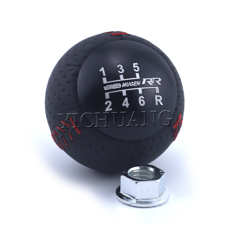 Manopla de Câmbio Mugen RR Couro - Universal