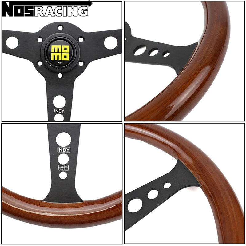 Volante MOMO Rev. Madeira Black & Silver / Universo