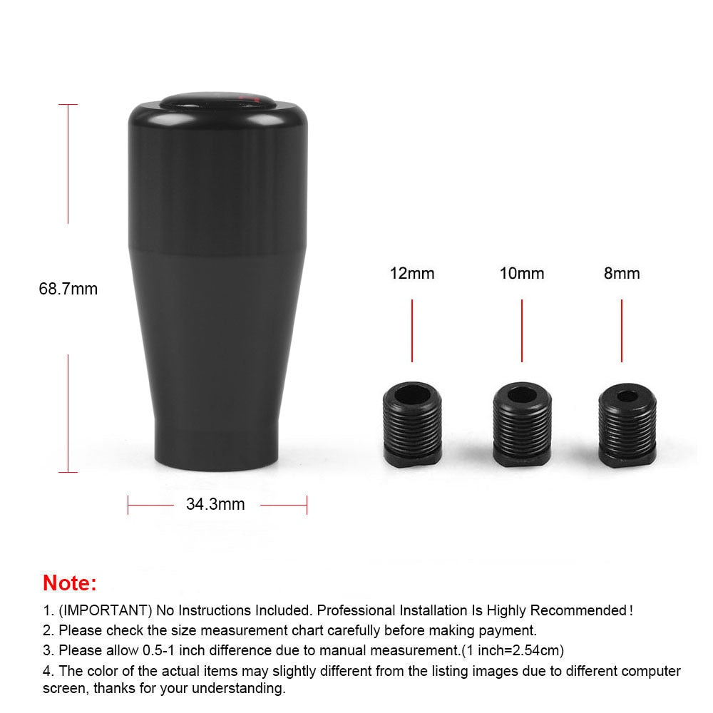 Manopla Sporting 5 Marchas Black Universal