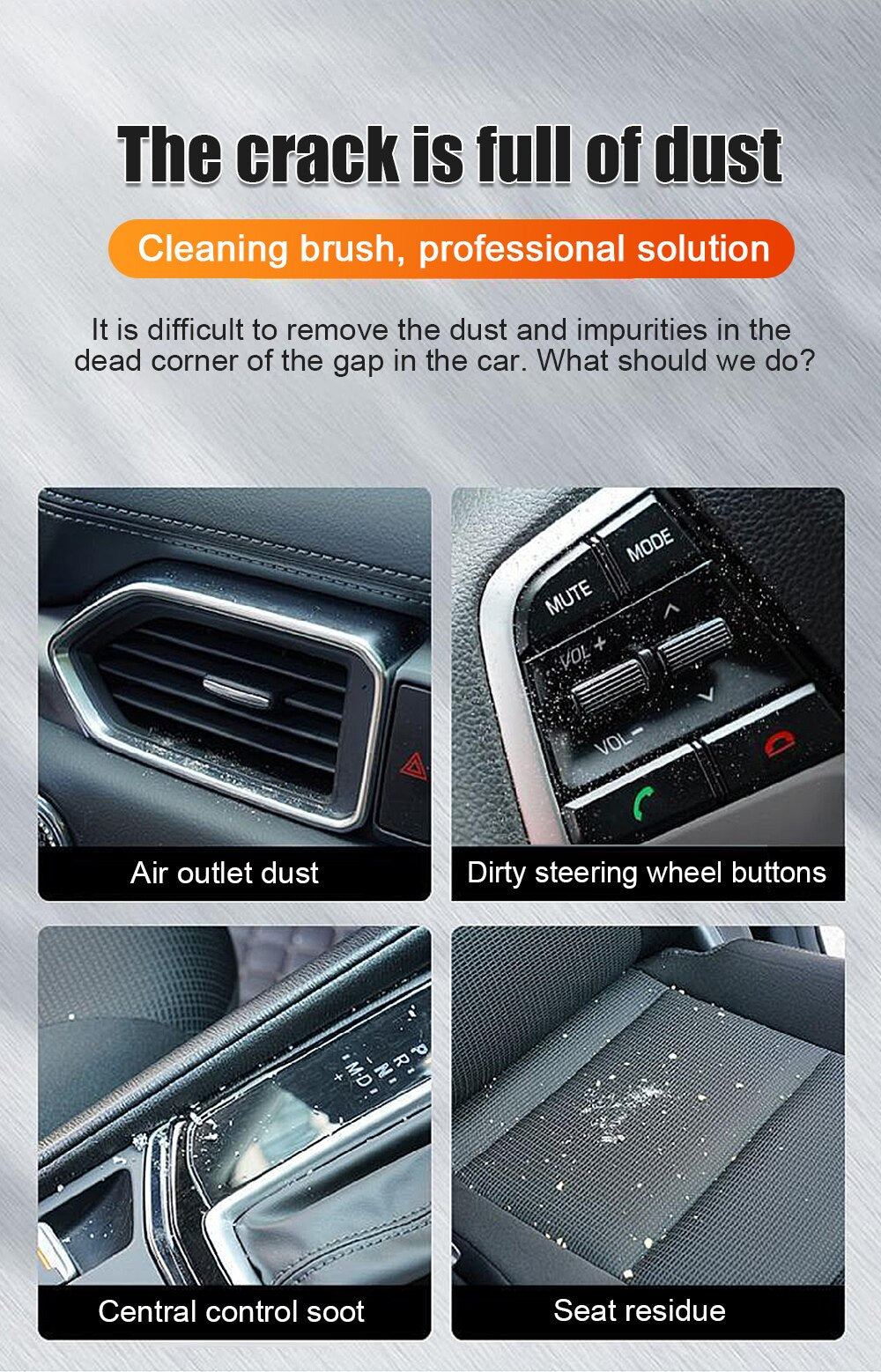 Escova macia para limpezas internas