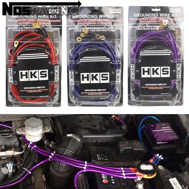 Kit fio de aterramento HKS - Universal