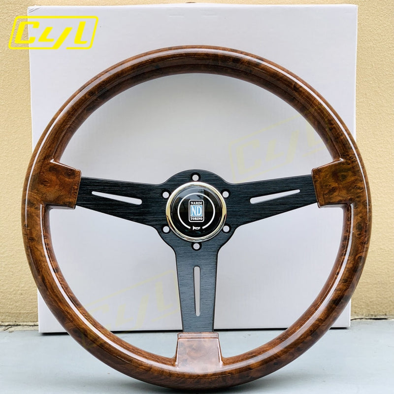 Volante Nardi Torino Madeira Importado - Universal