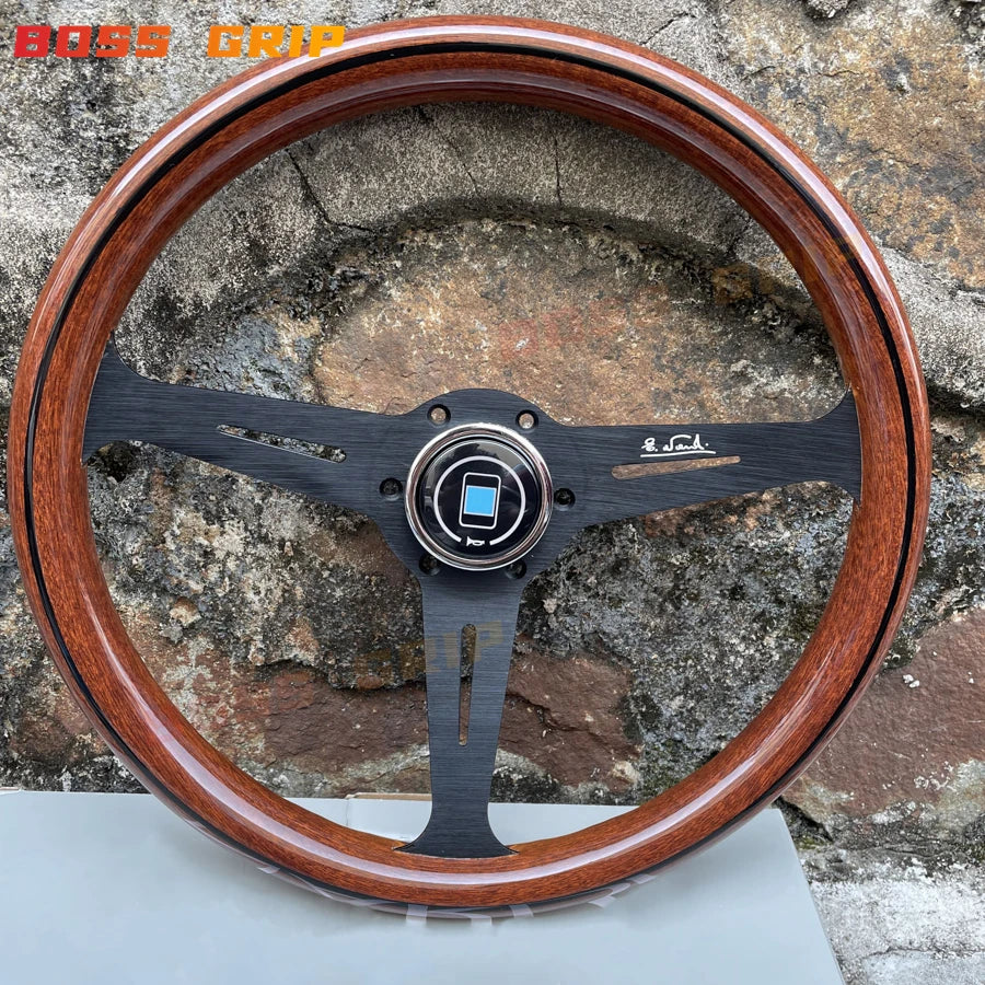 Volante NARDI Torino Madeira & Preto Fosco