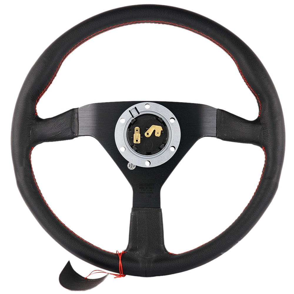 Volante Montecarlo Preto / Amarelo / Vermelho - Universal