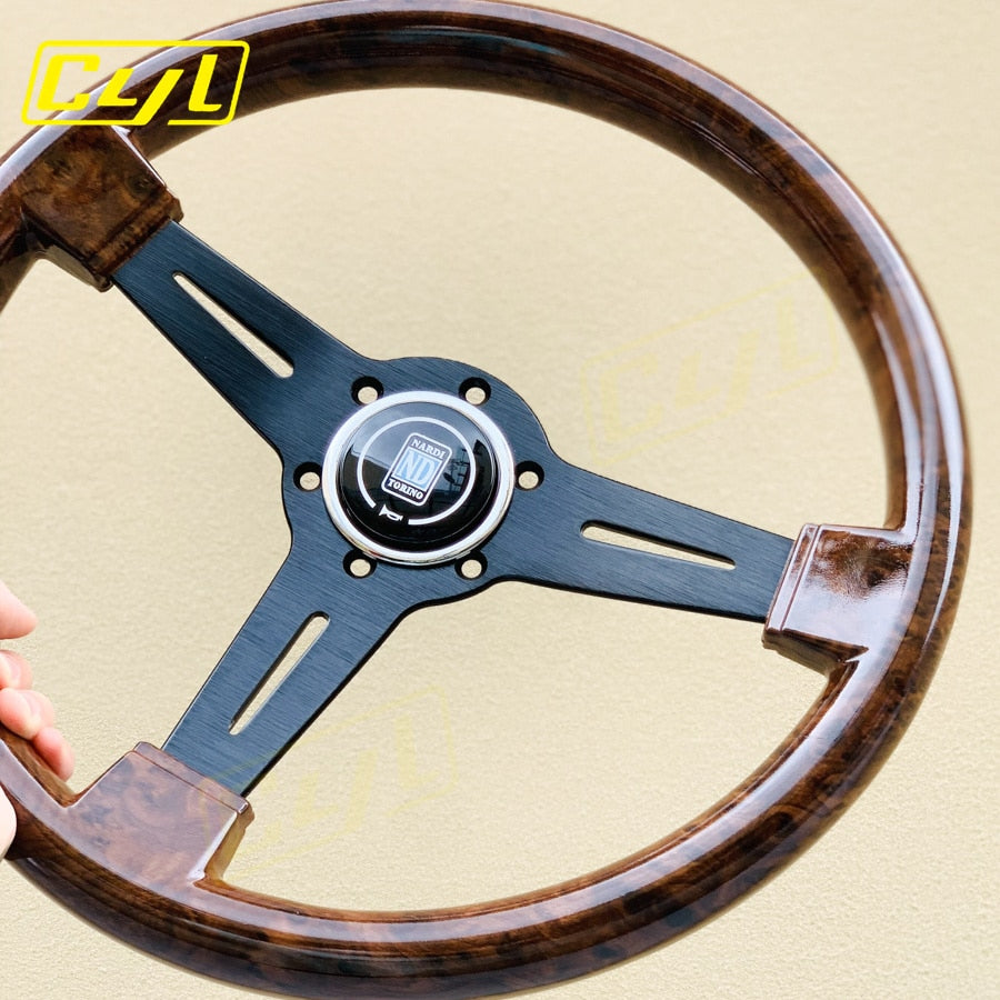 Volante Nardi Torino Madeira Importado - Universal