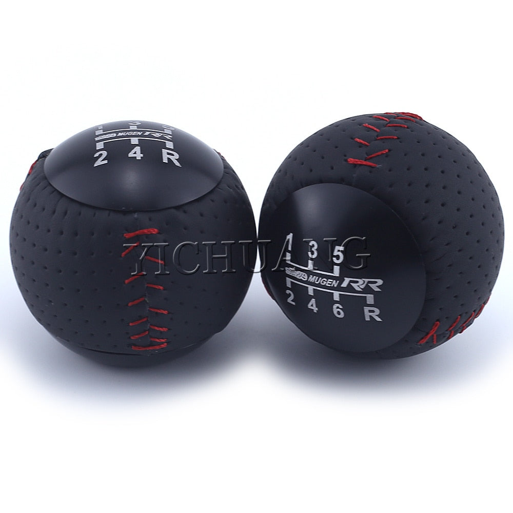 Manopla de Câmbio Mugen RR Couro - Universal