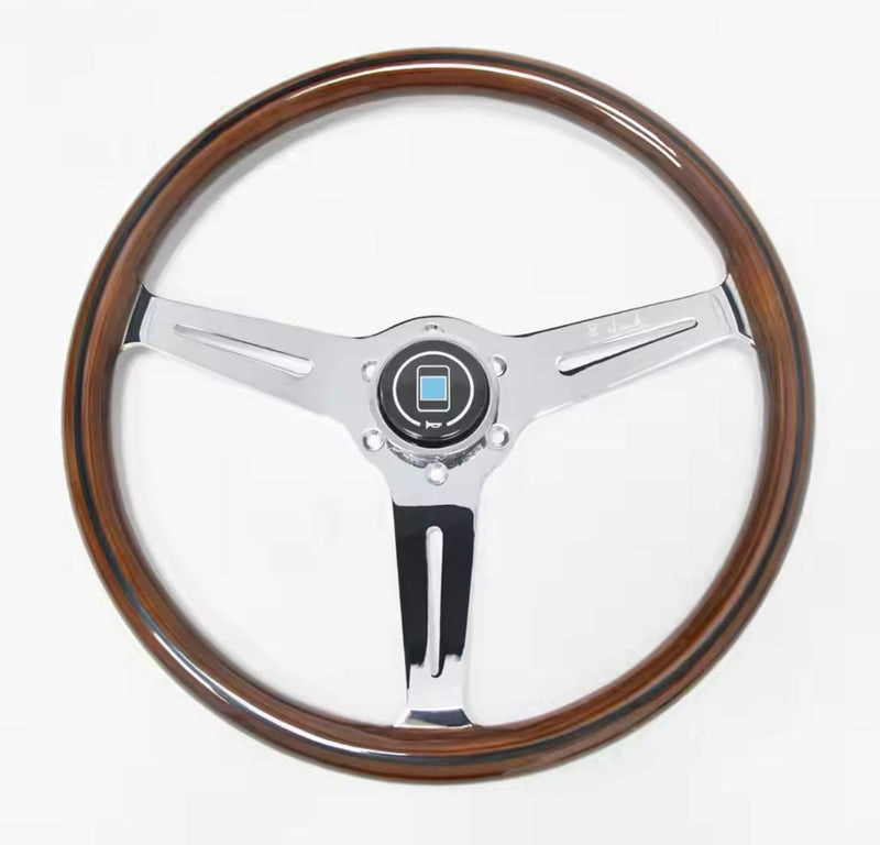 Volante NARDI Torino Madeira & Cromado