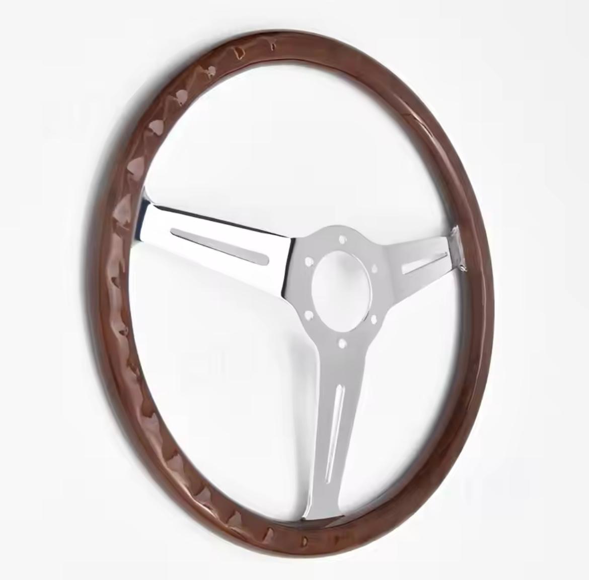 Volante NARDI Torino Madeira & Cromado