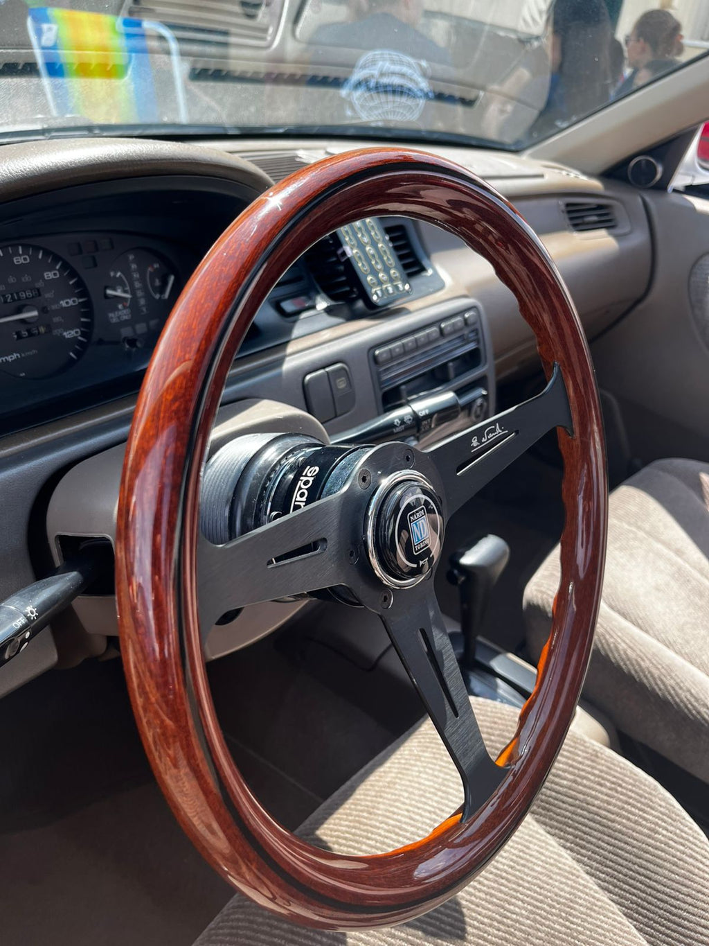 Volante NARDI Torino Madeira & Preto Fosco