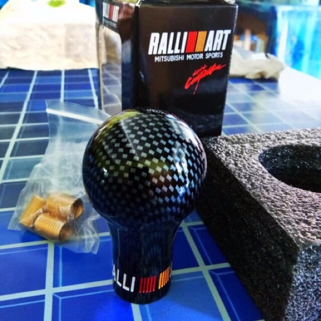 Manopla de Câmbio RalliArt em Carbono - Universal