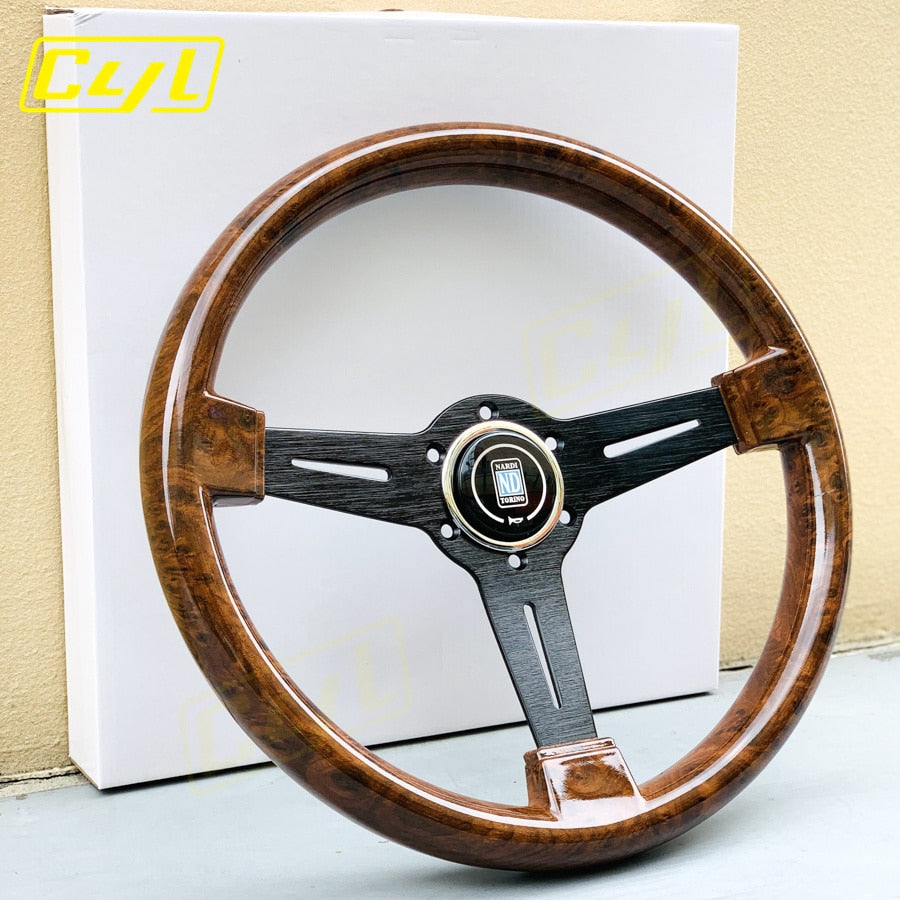 Volante Nardi Torino Madeira Importado - Universal