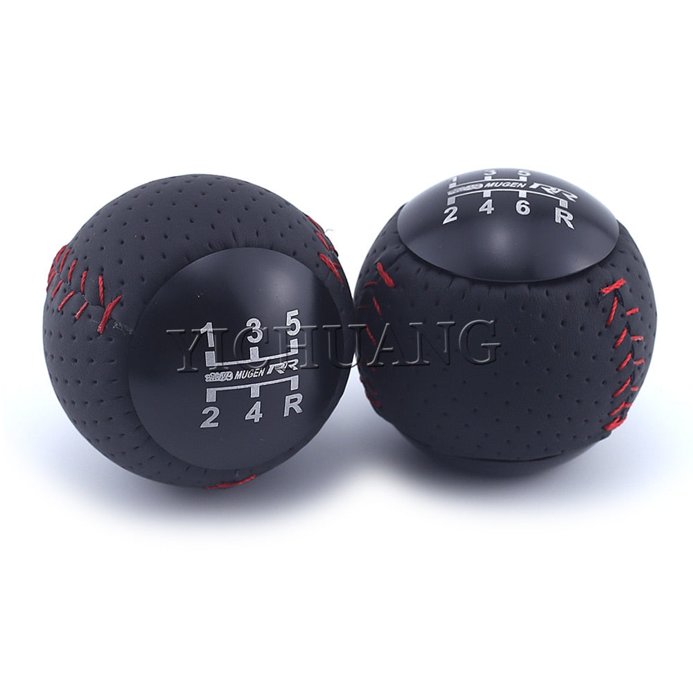 Manopla de Câmbio Mugen RR Couro - Universal